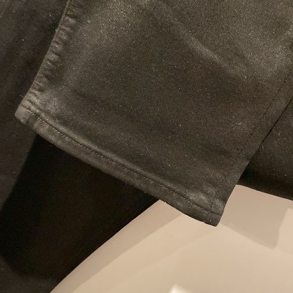 Hudson jeans, Barbara Coated High Waist Ankle Straight Leg Jean, 27, blackEUC - Picture 10 of 12